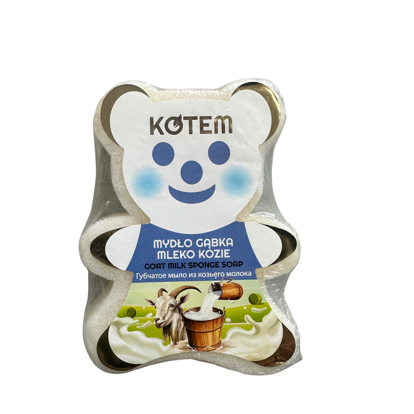 KOTEM Mydło Gąbka z Mlekiem Kozim