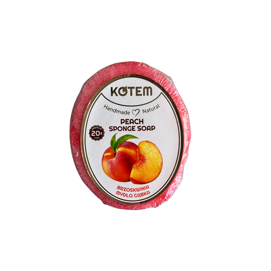 KOTEM Mydło Gąbka Brzoskwinia