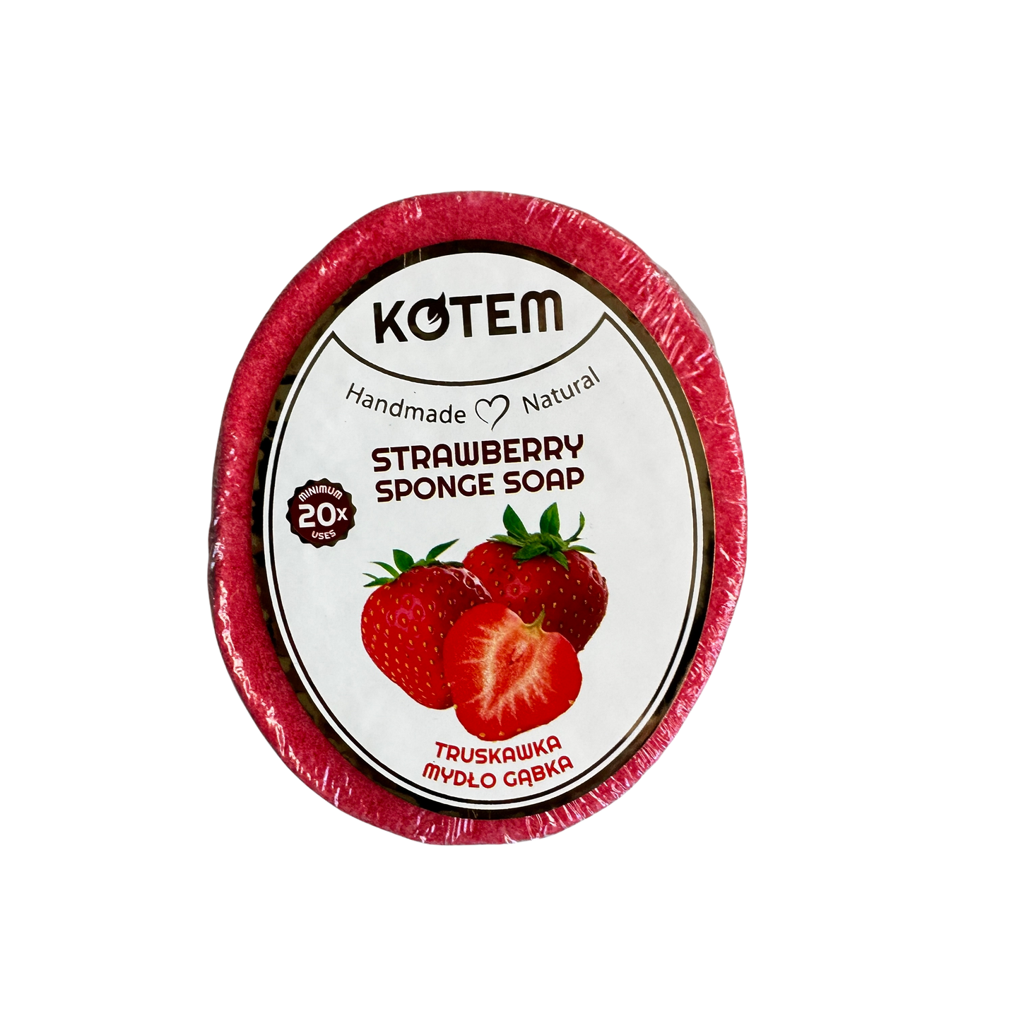 KOTEM Mydło Gąbka Truskawka