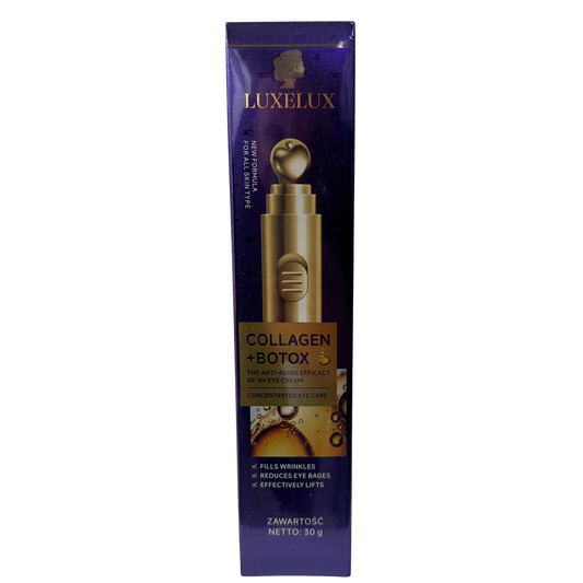 LUXELUX Collagen + Botox Eye Cream - skoncentrowany krem pod oczy 30g