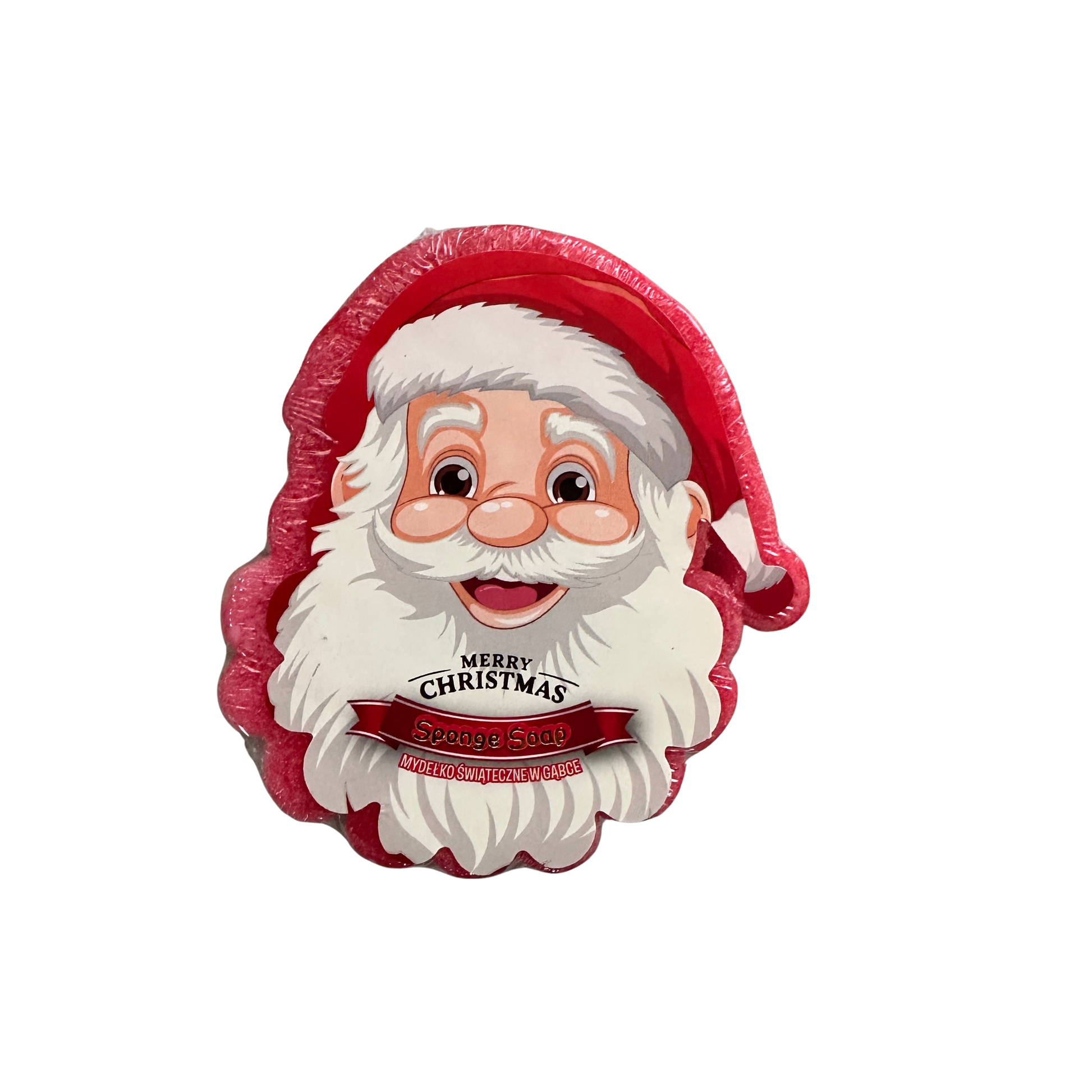 Świąteczne Mydełko w gąbce Mikołaj